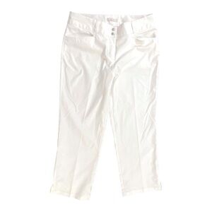 Adidas Capri Pants Size 6 Golf White
